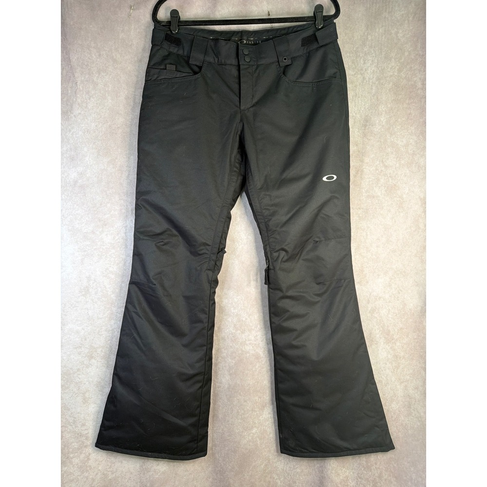 Oakley Snow Pants Women Medium Black Thinsulate Insulated Ski Snowboard 521503